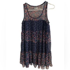 Urban Outfitters Kimchi Blue Layered Floral Mini Dress Size XS
